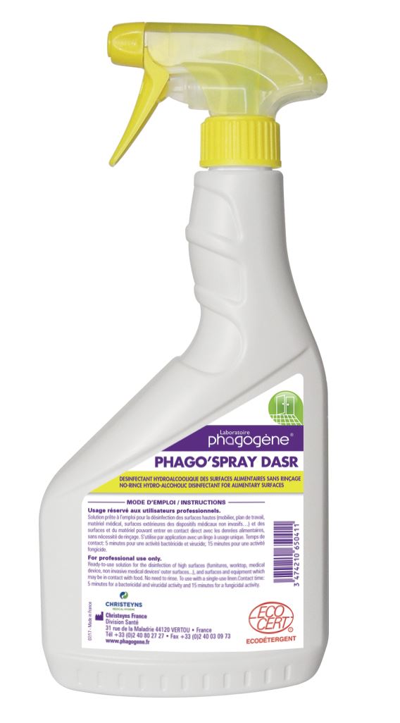 Phagospray Dasr désinfectant sans rinçage 750ml